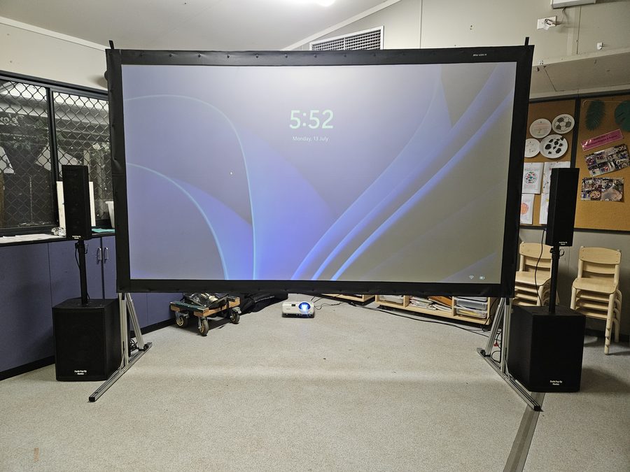 3m Community Screen hire Perth