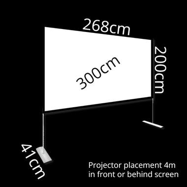 3m Community cinema screen hire Perth