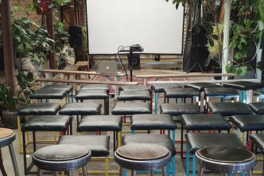 3m Framed cinema screen hire Perth