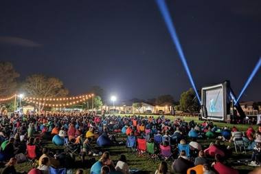 8m Community cinema screen hire Perth