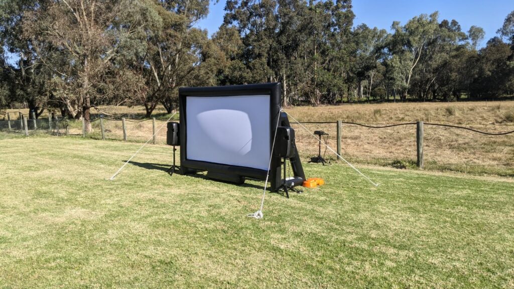 Cinema and movie night system with Perth Pop-up Movies