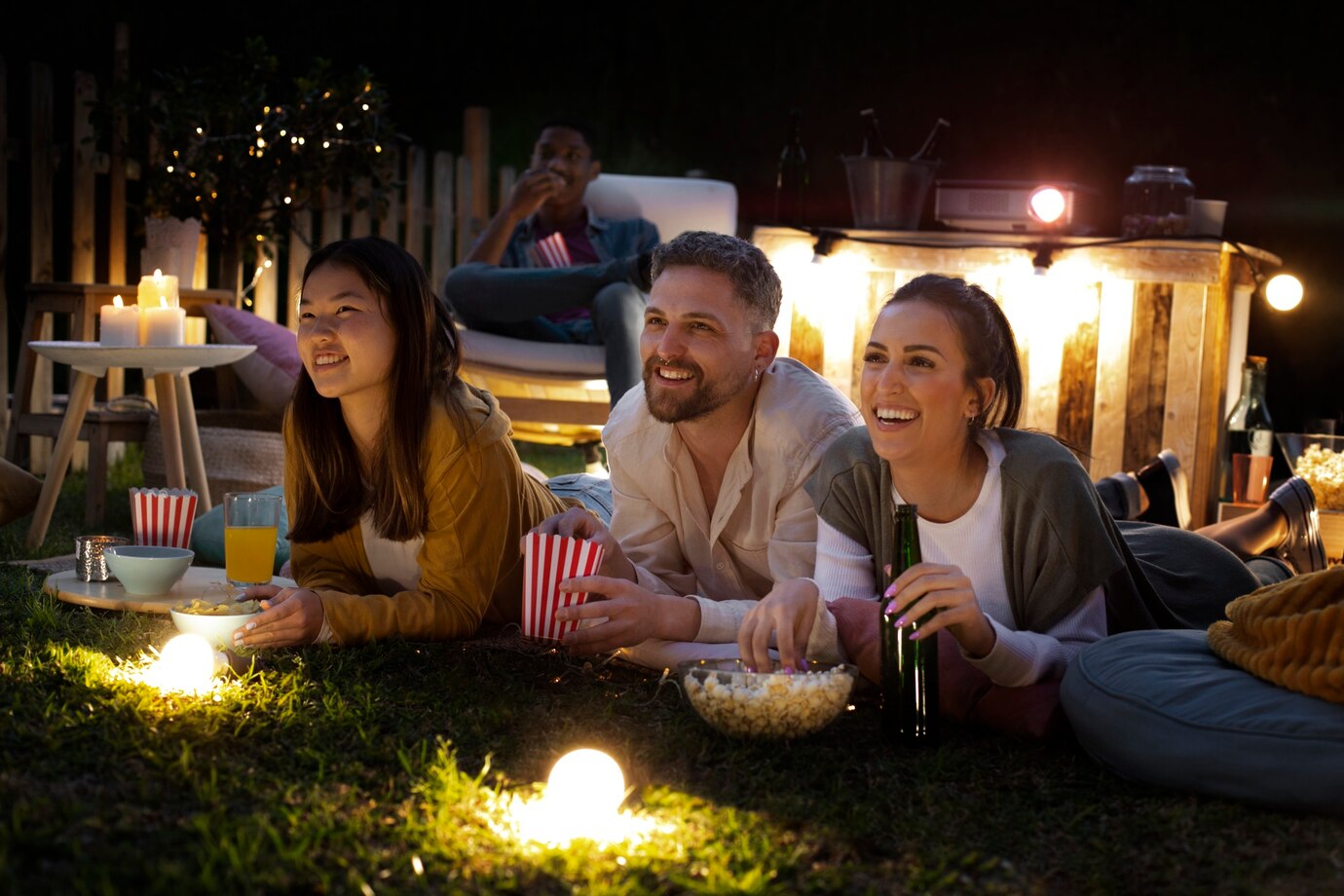 Eco-Friendly Outdoor Movie Nights