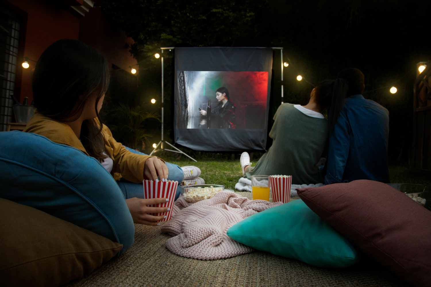 pop-up movie night