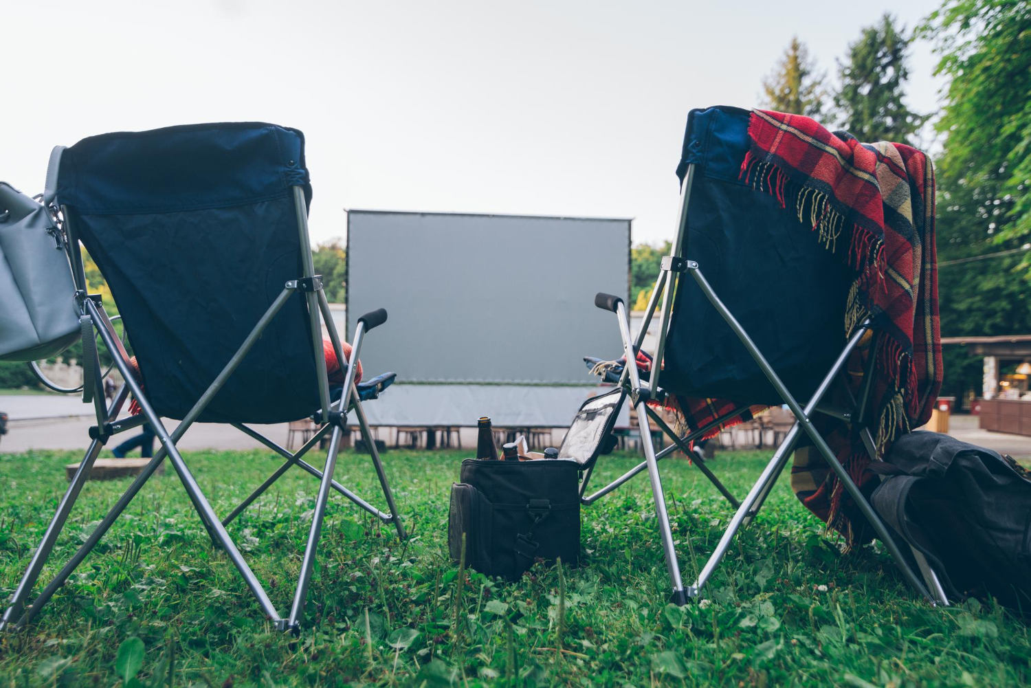 family outdoor movie