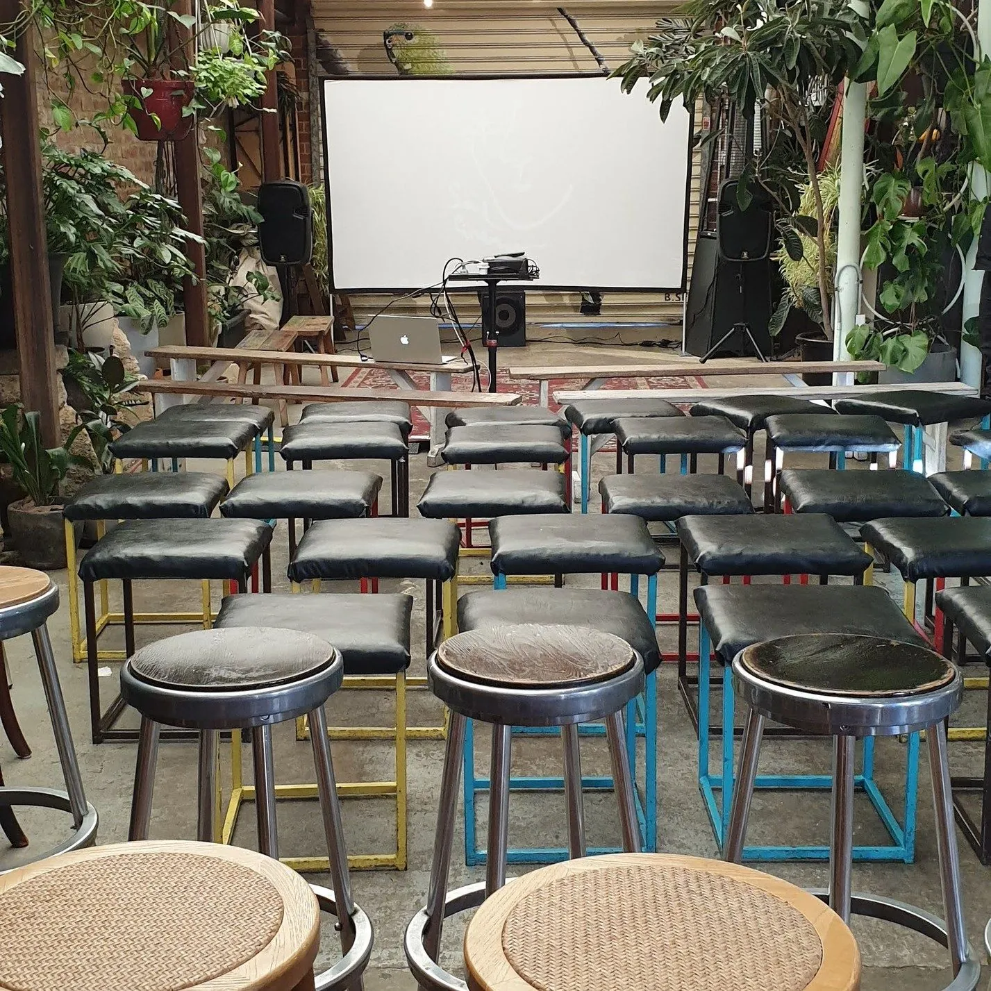 3m framed cinema screen hire Perth indoor outdoor