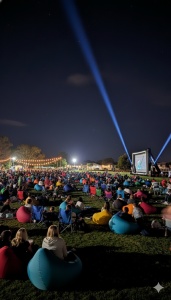 8m community screen hire Perth