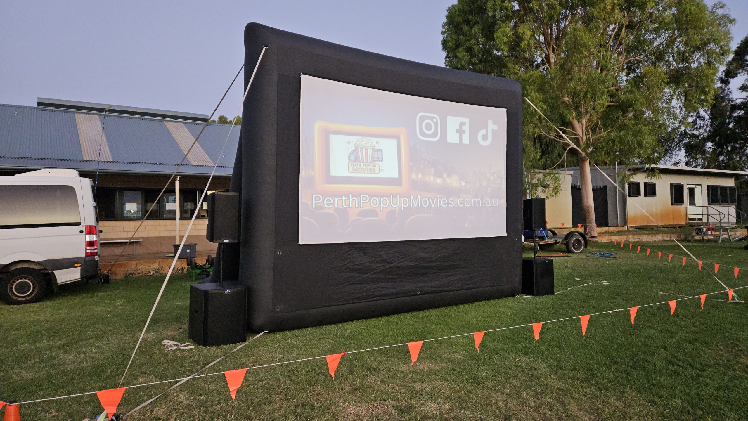 School movie night fundraiser Perth — outdoor cinema at a Perth school event