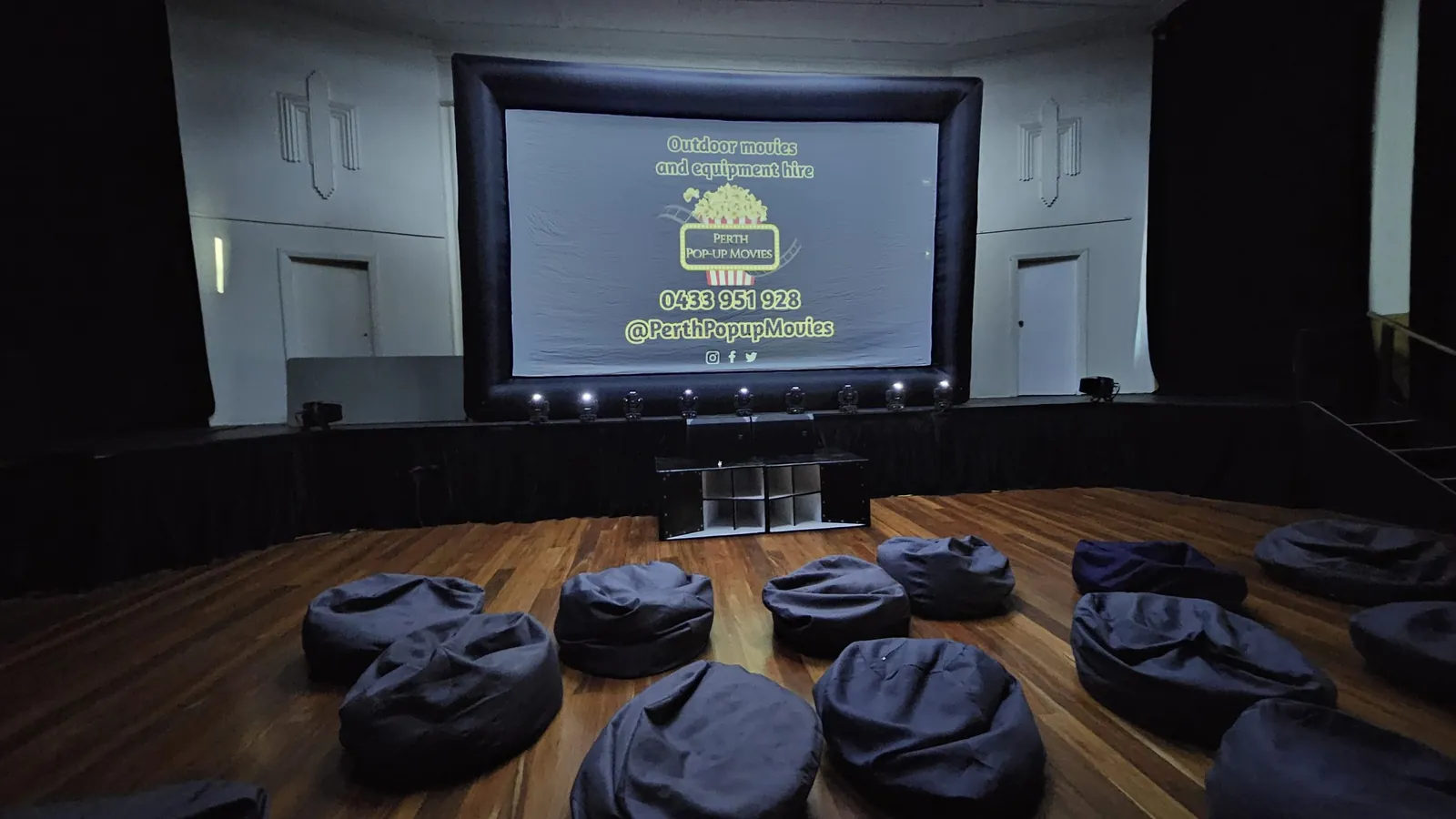 5m cinema screen wedding Perth