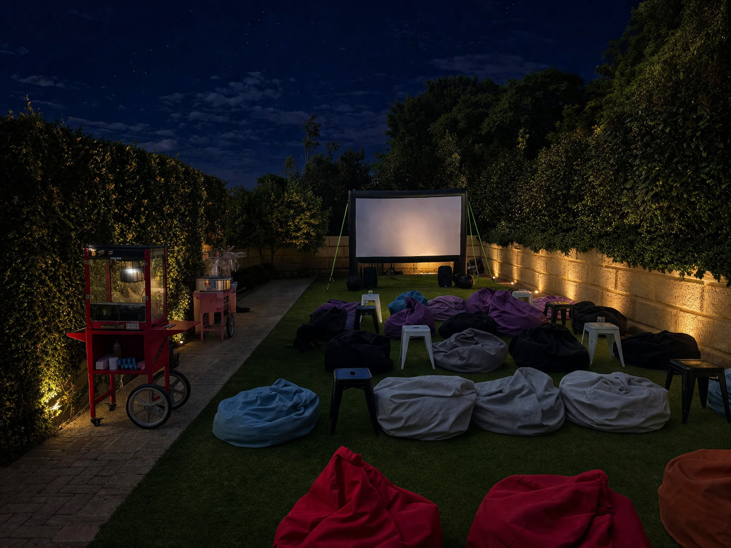 Outdoor cinema hire Perth cost 2026