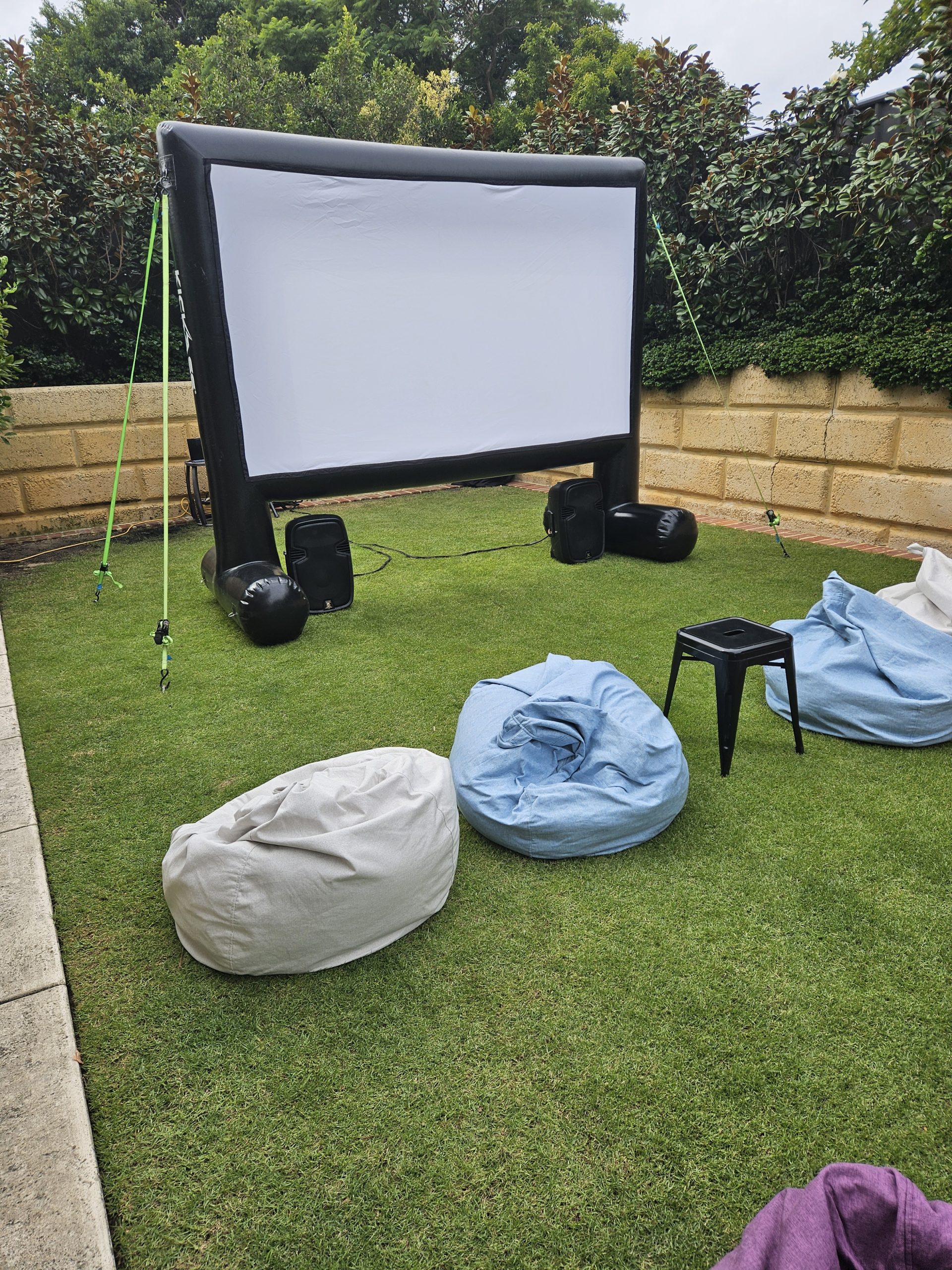 Bean bag hire Kwinana outdoor cinema birthday