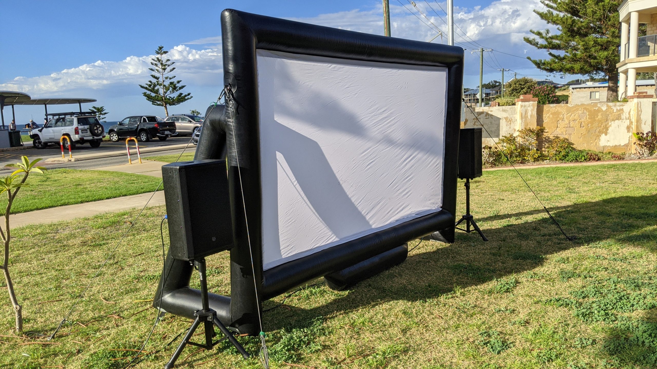 Outdoor cinema hire Cottesloe Perth
