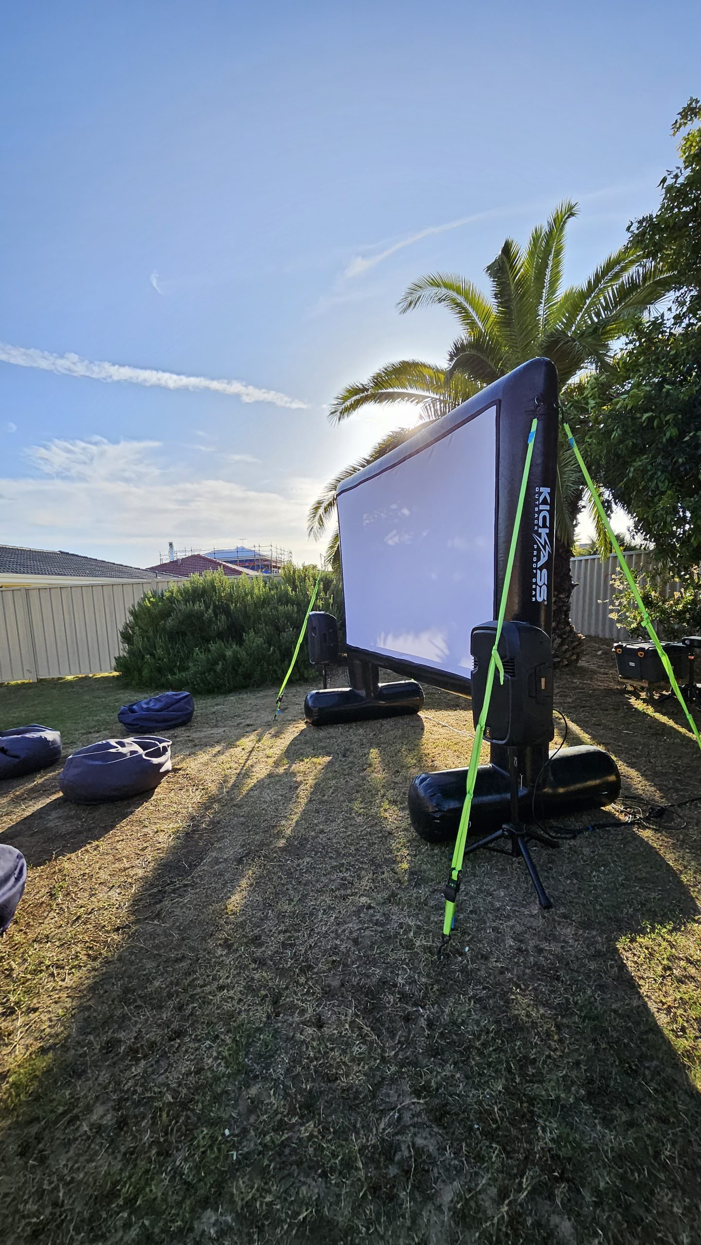 Outdoor cinema hire Applecross Perth Swan River